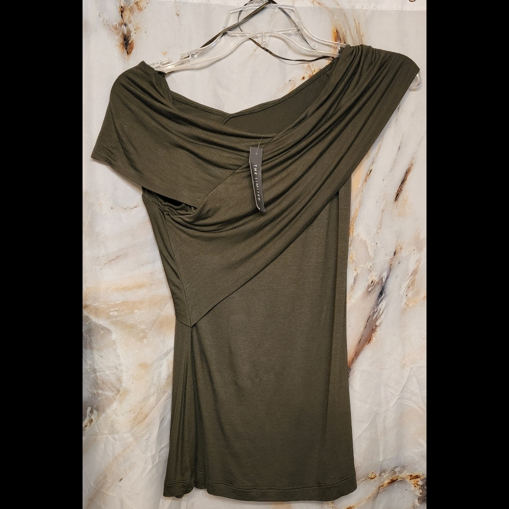 The Limited Olive Green Top